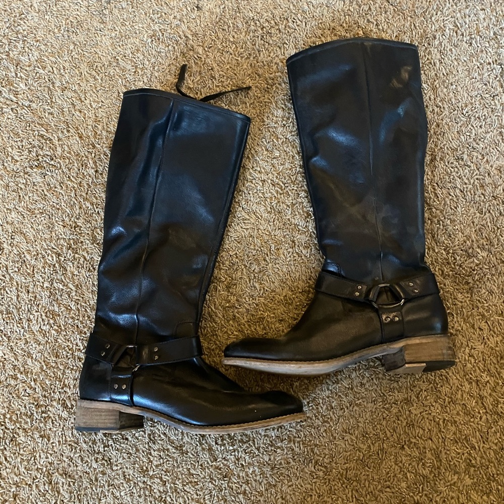 Frye Phillip Harness boots black size 10